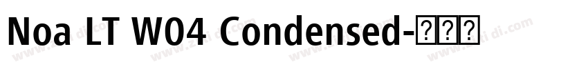 Noa LT W04 Condensed字体转换 Noa LT W04 Condensed字体转换